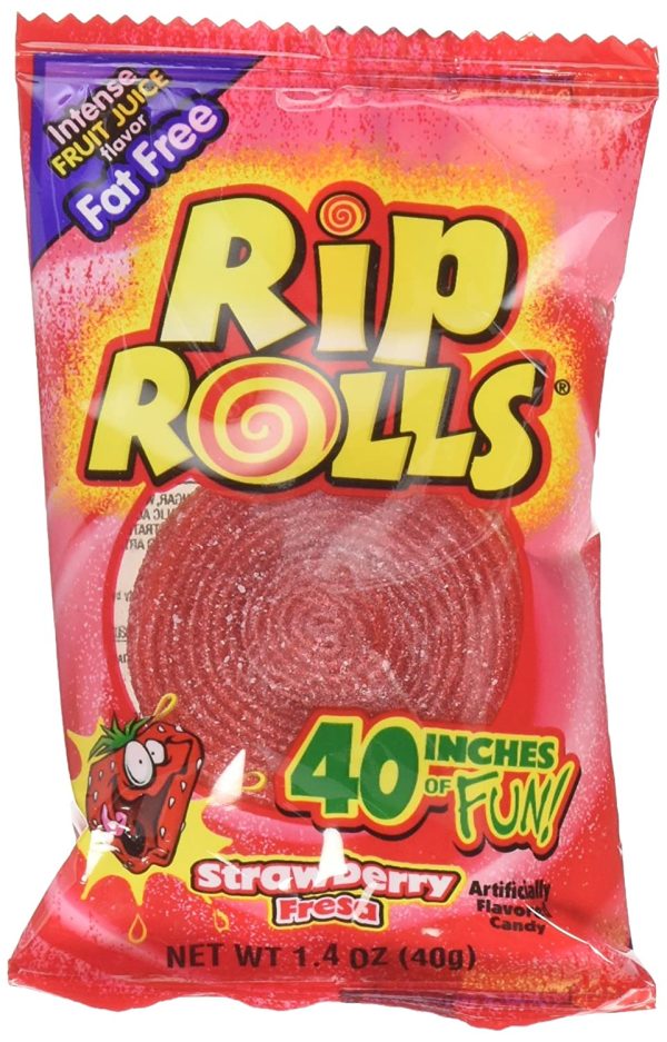 Rip Rolls Strawberry 24ct